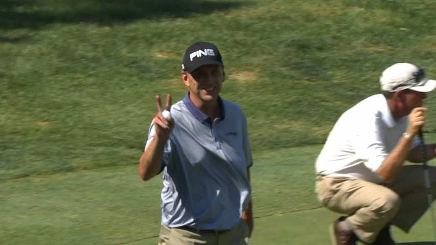 Kevin Sutherland's walk-off eagle at the Principal Charity