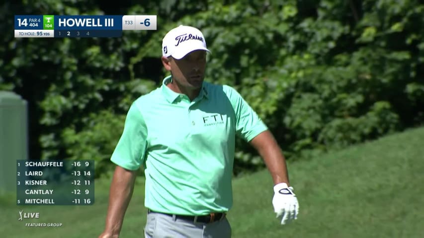 Charles Howell III makes birdie on No. 14 at Travelers
