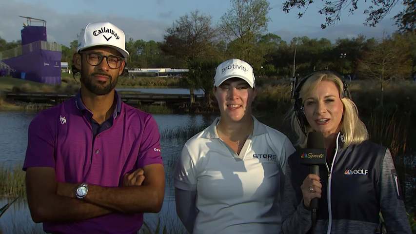 Team Bhatia/Kupcho's interview after Round 2 of Grant Thornton