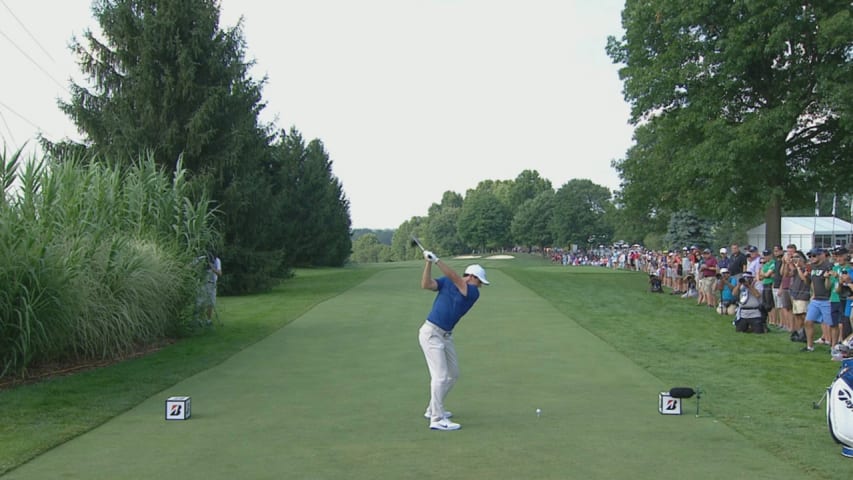 Rory McIlroy has DIRECTV Launch Pad Drive of the Day at Bridgestone