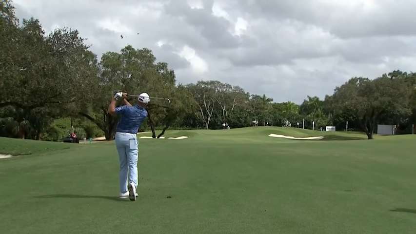 Rob Labritz dials in approach to set up birdie at TimberTech Champ