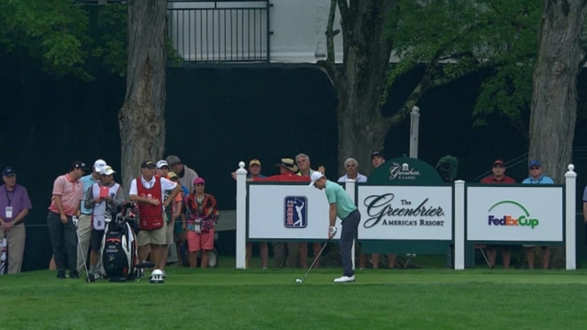 David Bradshaw’s near ace at The Greenbrier