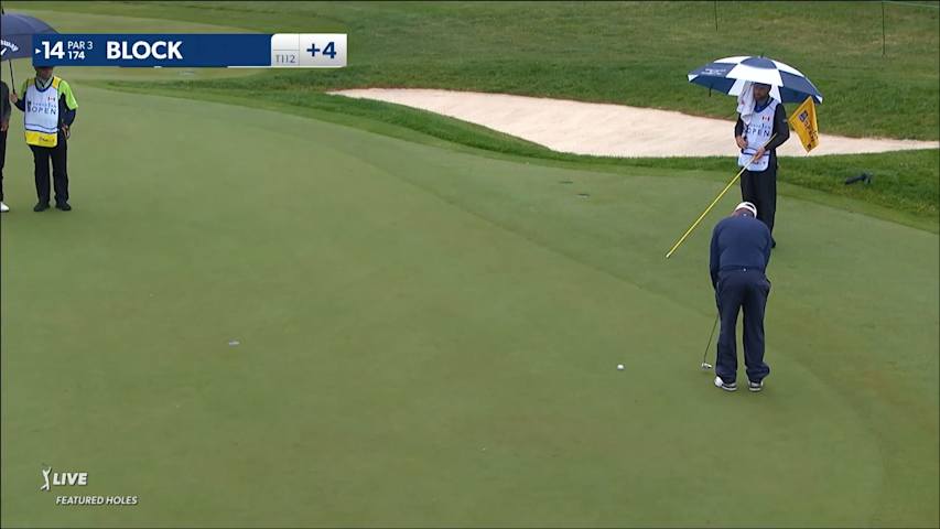 Michael Block sends in 15-footer for birdie at RBC Canadian