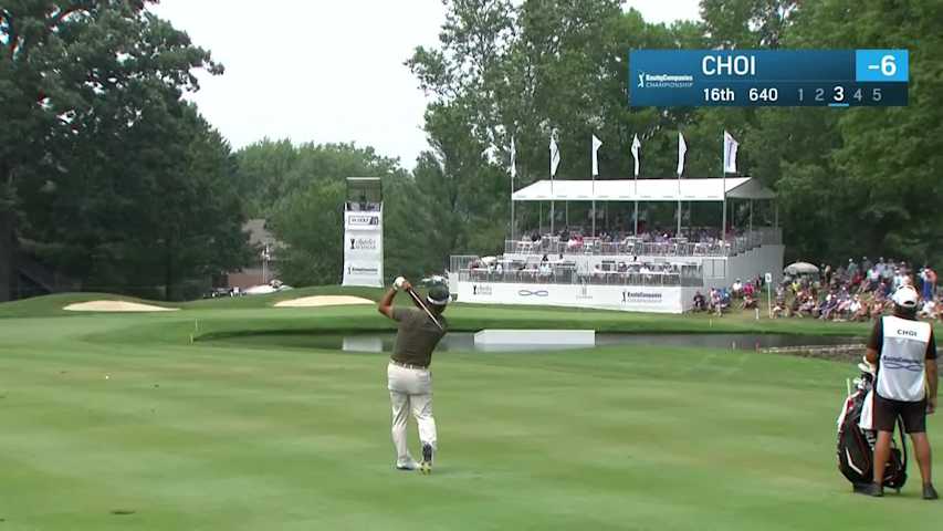 K.J. Choi's nice approach leads to birdie at Kaulig Co. Championship