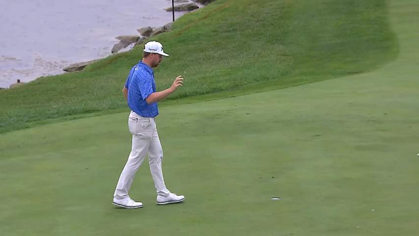 David Kocher sinks birdie putt at Korn Ferry Tour Champ