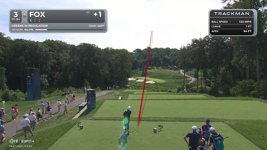 Ryan Fox makes birdie on No. 3 at BMW Championship