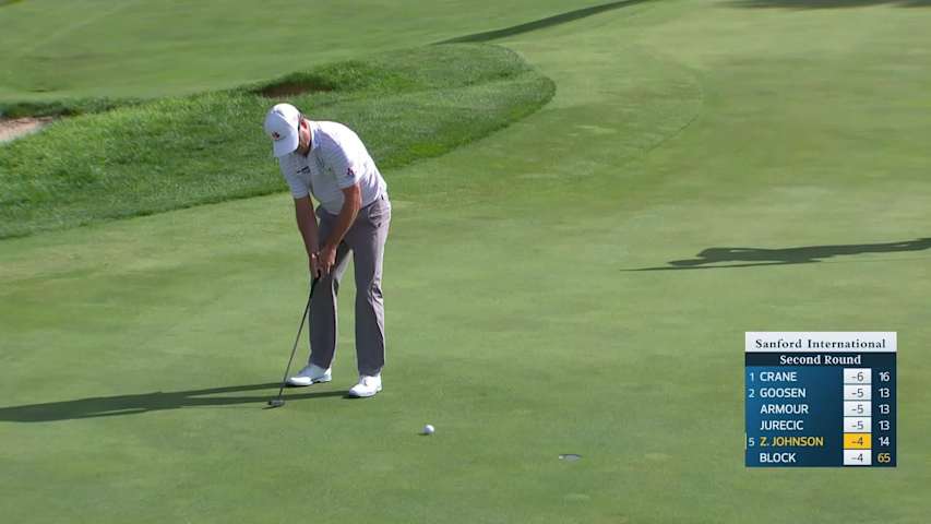 Zach Johnson makes birdie on No. 15 at Sanford International