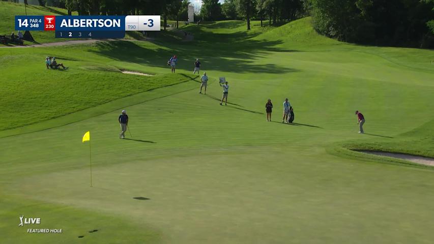 Anders Albertson makes up-and-down birdie at John Deere