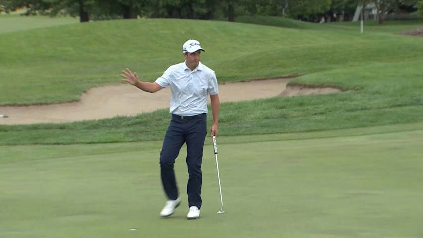 Top-3 shots from Round 2 at Lincoln Land Charity Championship