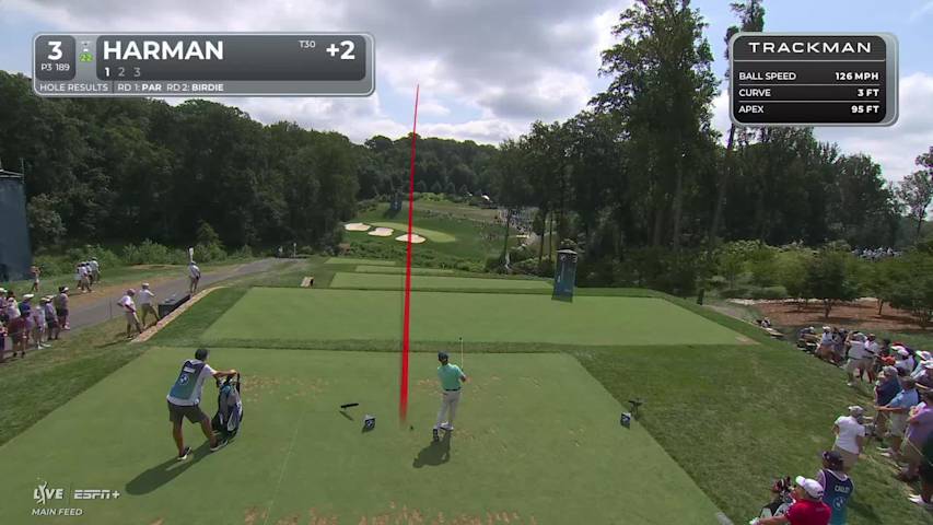 Brian Harman makes birdie on No. 3 at BMW Championship