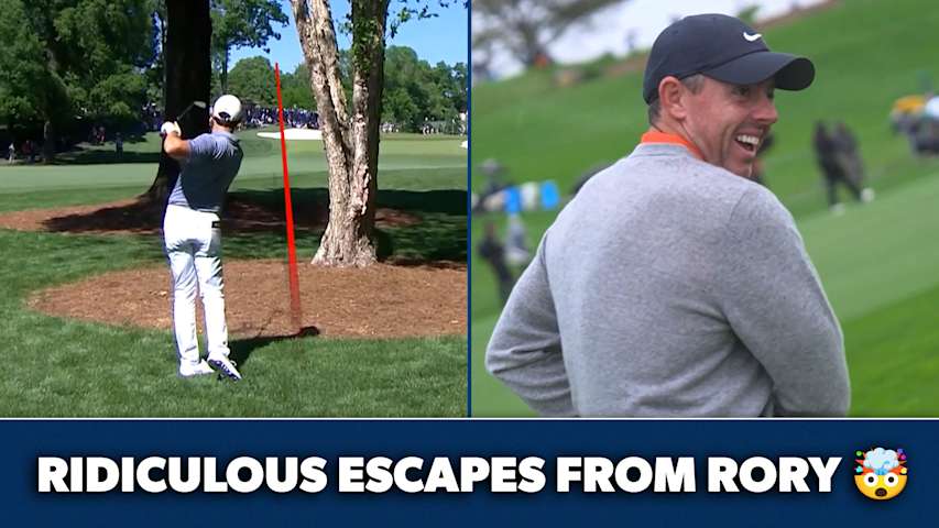 Rory McIlroy's best escape shots of his career