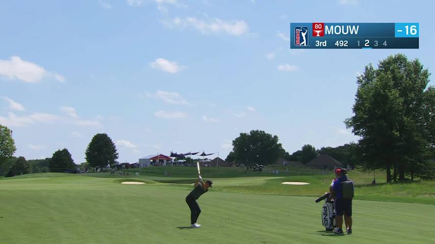 William Mouw makes birdie on No. 3 at 3M Open