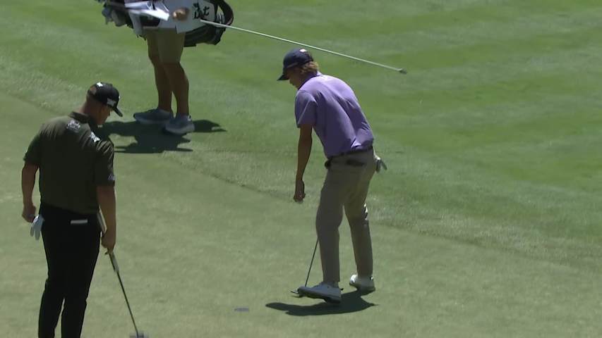 Carson Young makes impressive eagle on No. 11 at Barracuda