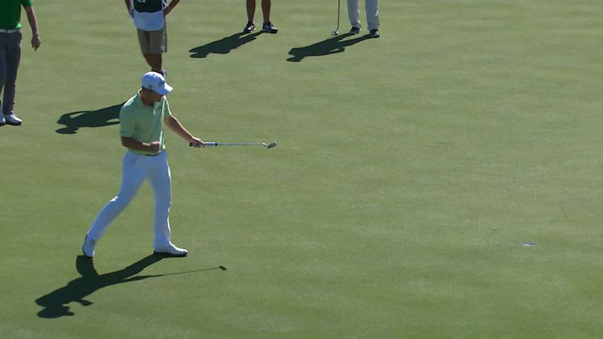 John Peterson grabs an eagle in Round 3 at Waste Management