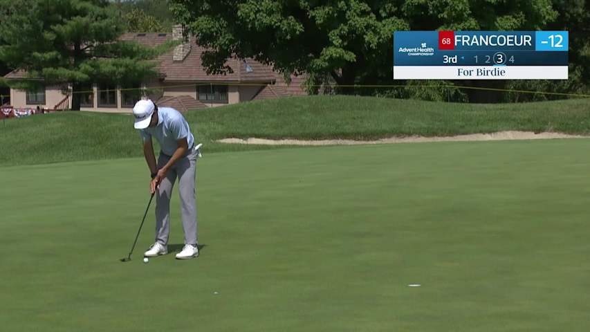 Chris Francoeur makes birdie on No. 3 at AdventHealth