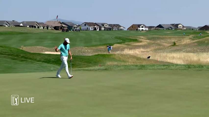 Christian Castillo rolls in lengthy birdie putt at TPC Colorado