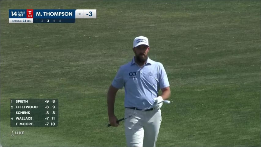 Michael Thompson uses nice approach to set up birdie at Valspar