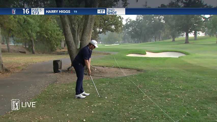 Harry Higgs’ incredible second leads to eagle at Safeway Open