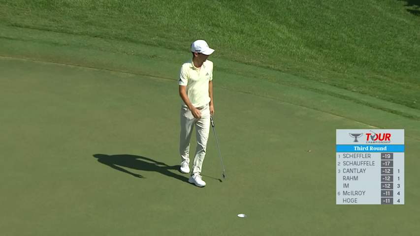 Joaquin Niemann makes birdie on No. 3 at TOUR Championship