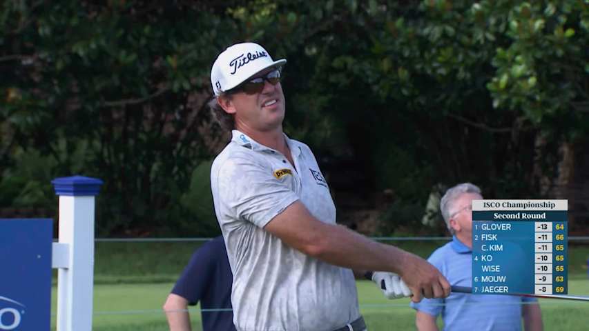 Lanto Griffin hits tee shot to 12 feet, sets up birdie on No. 9 at ISCO Championship