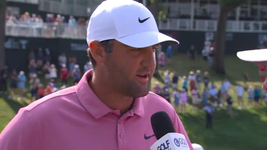 Scottie Scheffler's interview after playoff at Travelers Championship