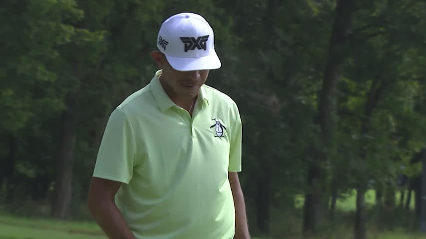 Augusto Núñez lags long putt close, taps in for birdie at Compliance Solutions