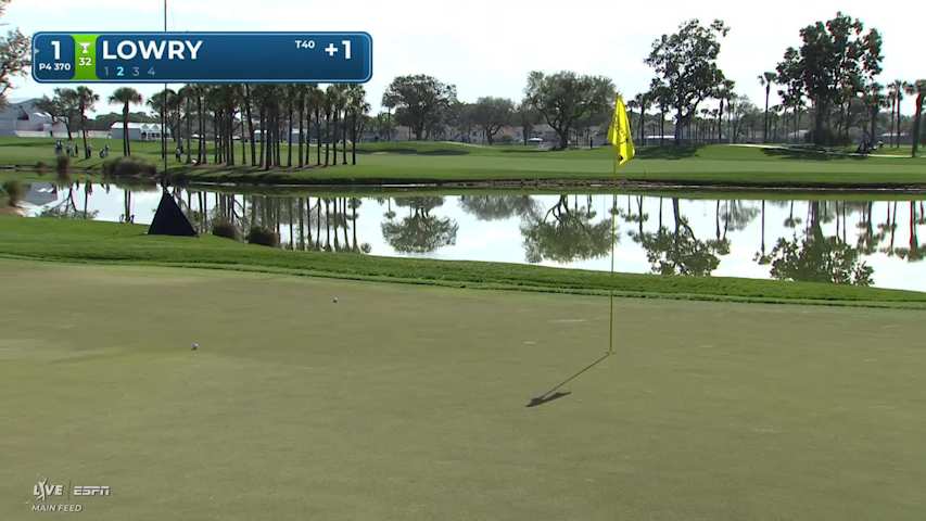 Shane Lowry hits 138-yard approach to 12 feet, sets up birdie on No. 1 at Cognizant Classic