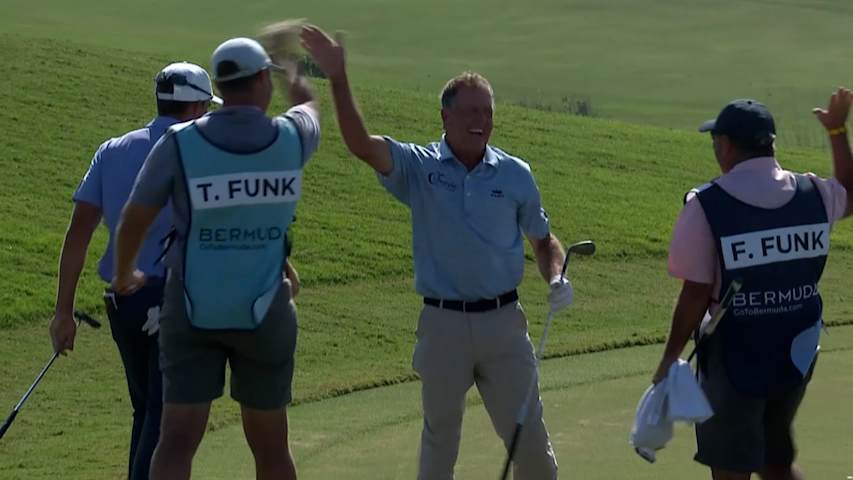 Fred Funk's clutch chip-in is the Shot of the Day