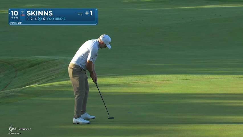 David Skinns makes birdie on No. 10 at John Deere