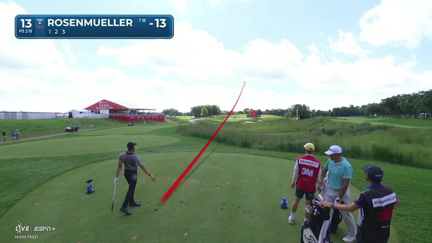 Thomas Rosenmueller makes birdie on No. 13 at 3M Open