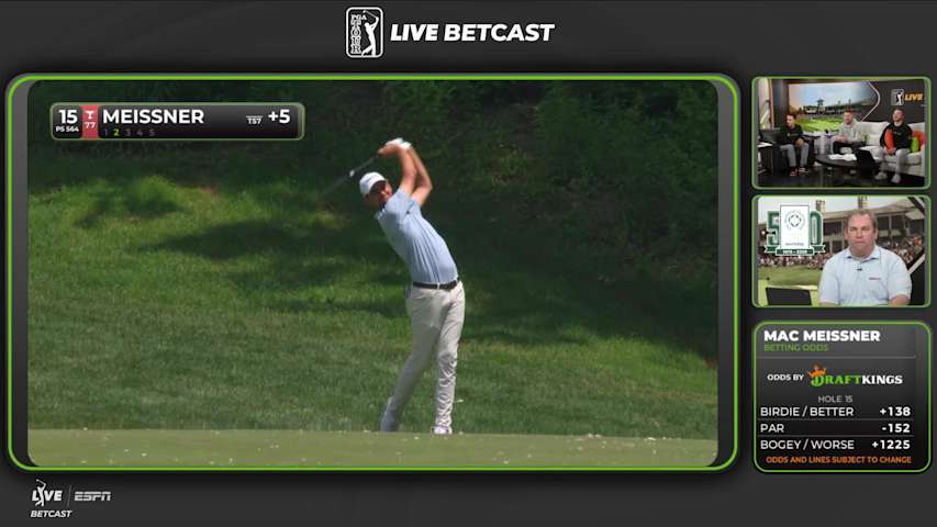 Mac Meissner reaches par-5 No. 15 in two, makes birdie at the Memorial