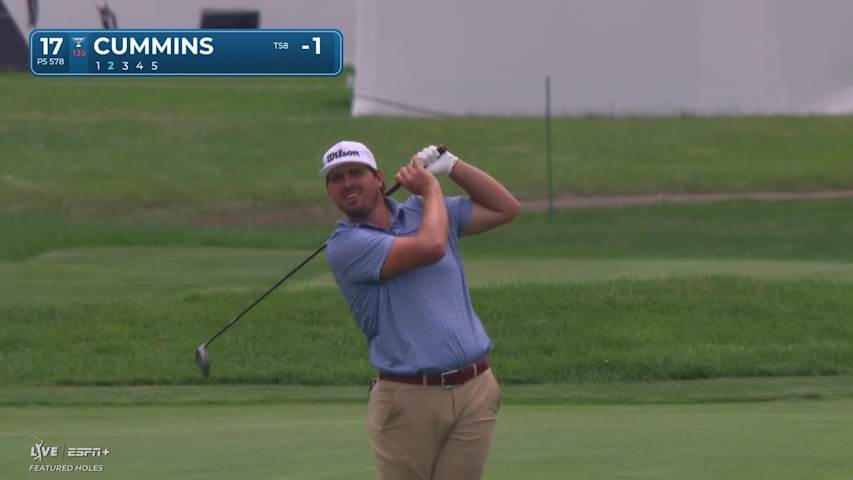 Quade Cummins makes birdie on No. 17 at Rocket Classic