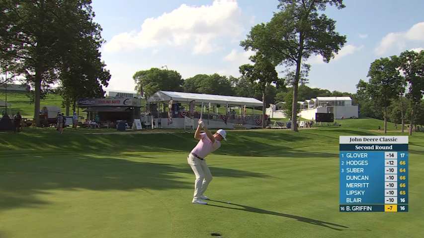 Ben Griffin reaches par-5 No. 17 in two, makes birdie at John Deere