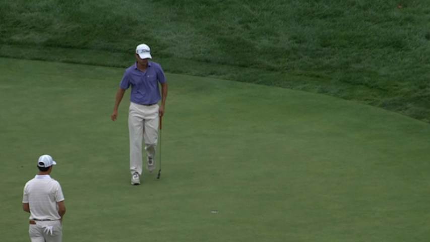 Bobby Wyatt shoots 63 to hold the lead at the DAP Championship