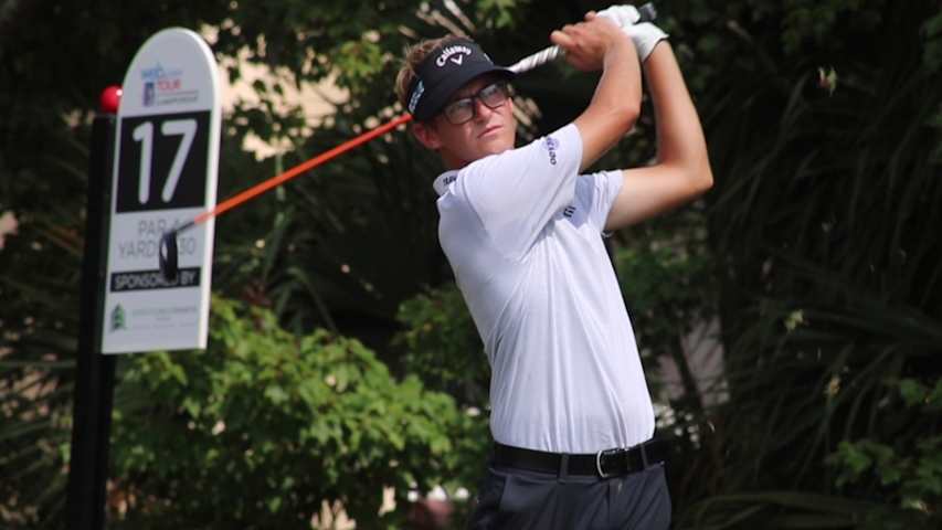 Dylan Meyer interview after Round 1 of Web.com Tour Championship