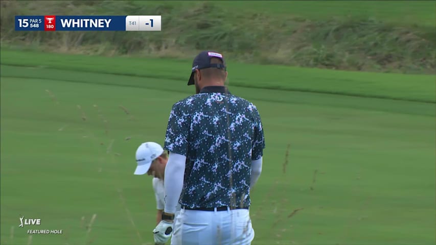 Tom Whitney makes birdie on No. 15 at Wyndham