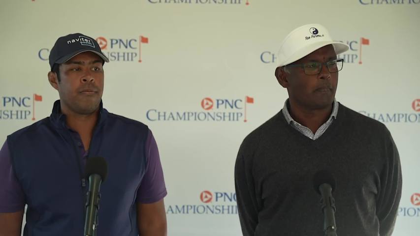 Vijay and Qass Singh interview after Round 1 of PNC Championship