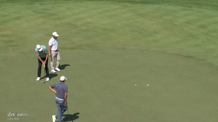 Taylor Pendrith makes birdie on No. 4 at FedEx St. Jude