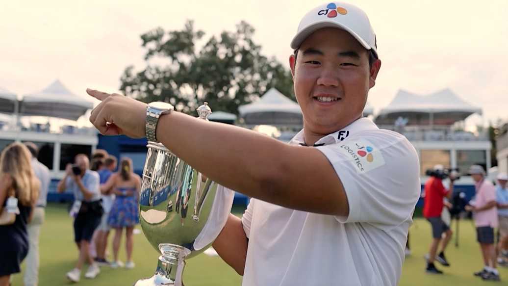 Meet Tom Kim, the Internationals' Chief Energy Officer - PGA TOUR