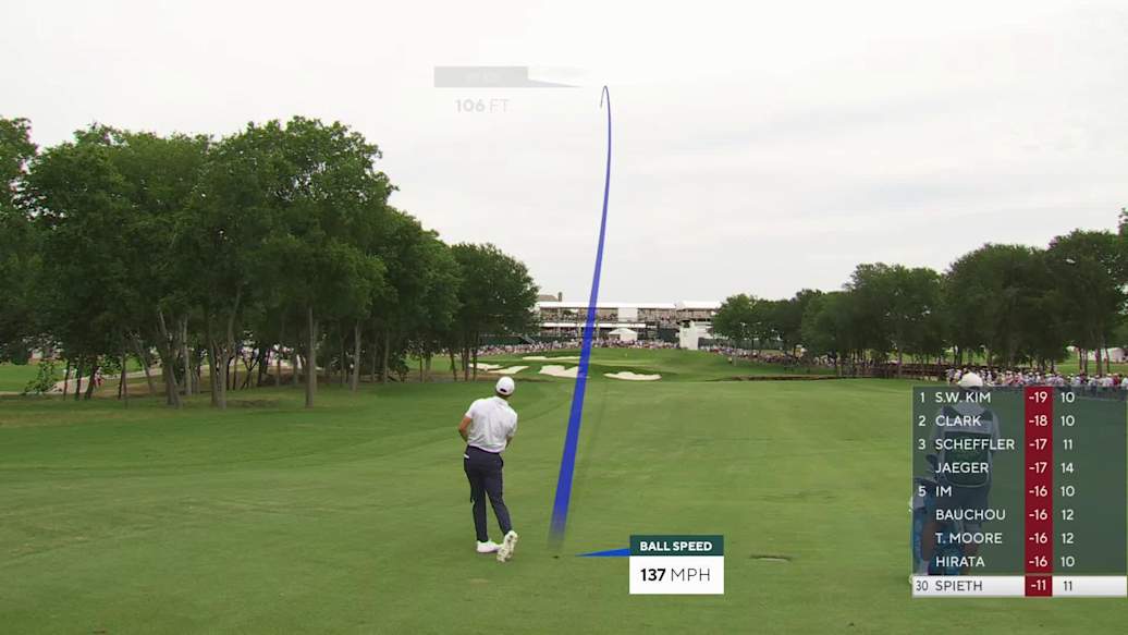 Jordan Spieth taps in for birdie on No. 12 at THE CJ CUP