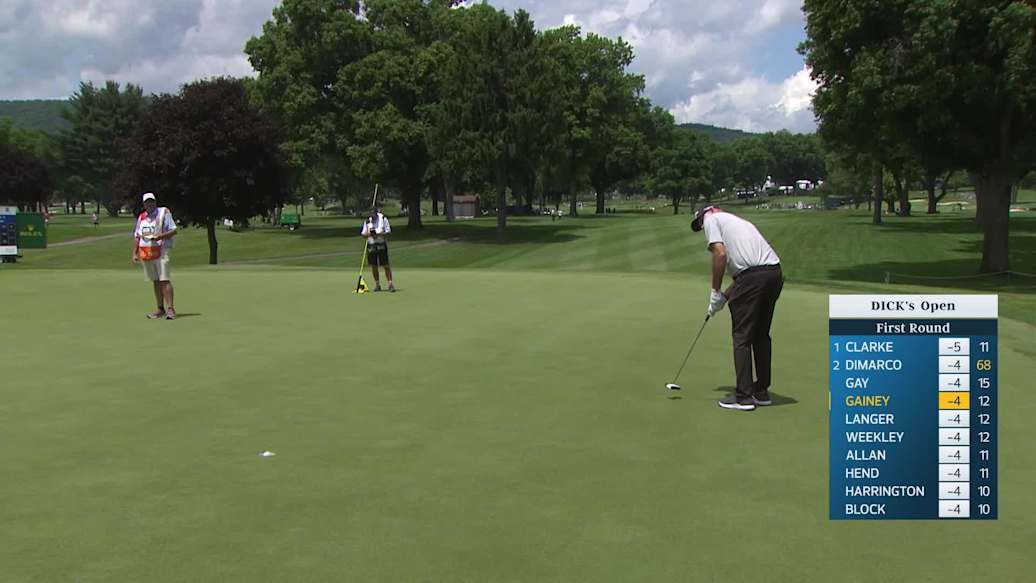 Tommy Gainey makes birdie on No. 13 at DICK'S Open