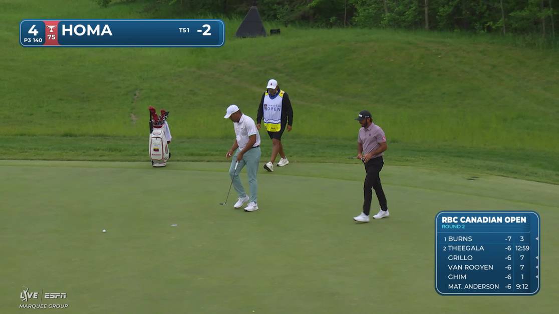 Max Homa | Round 2 | 4th hole | Shot 2 | 2026 RBC Canadian