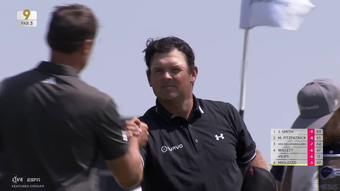 Patrick Reed | Round 2 | 9th hole | Shot 3 | 2026 Genesis Scottish Open
