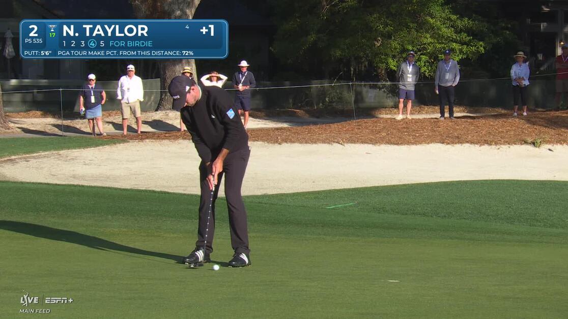 Nick Taylor | Round 1 | 2nd hole | Shot 4 | 2025 RBC Heritage