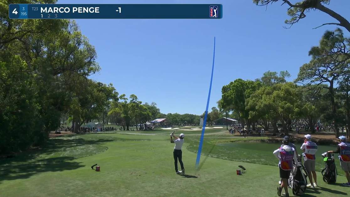 Penge Riot Marco Penge | Round 1 | 4th hole | Shot 1 | 2026 Valspar
