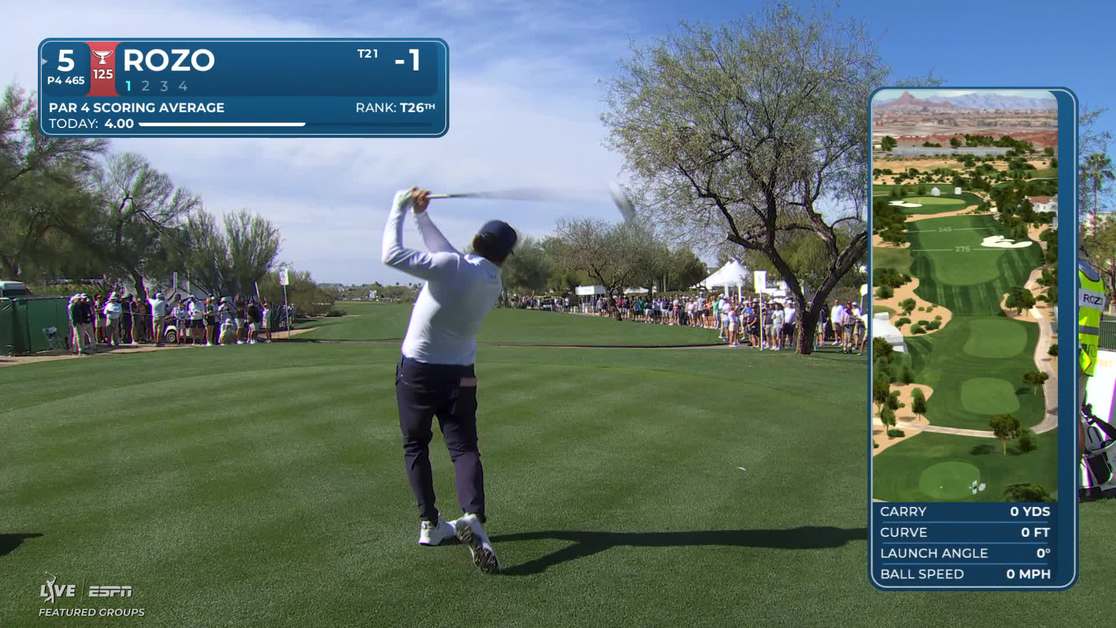 Pakistan Rozo Marcelo Rozo | Round 1 | 5th hole | Shot 1 | 2026 WM Phoenix Open