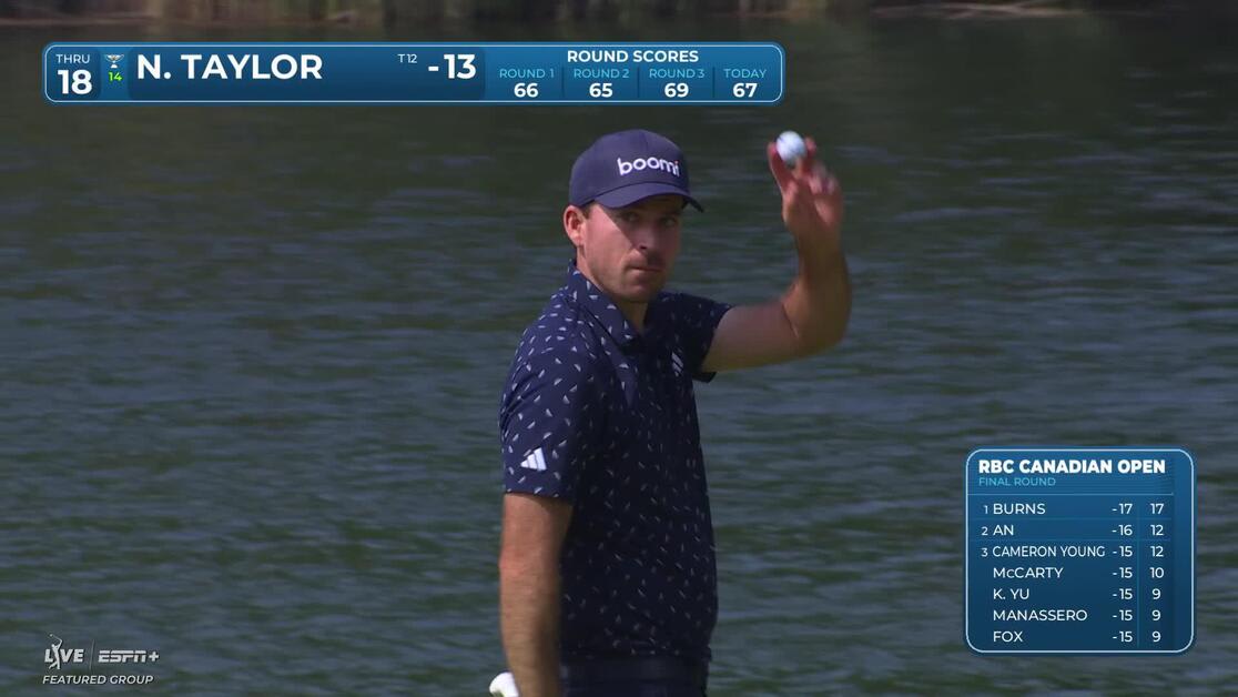 Nick Taylor | Round 4 | 18th hole | Shot 5 | 2025 RBC Canadian