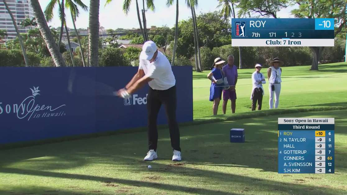 Kevin Roy | Round 3 | 7th hole | Shot 1 | 2026 Sony Open