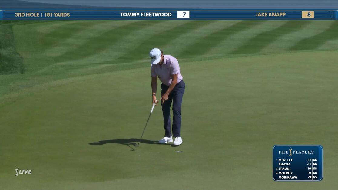 Jake Knapp | Round 3 | 3rd hole | Shot 3 | 2025 THE PLAYERS