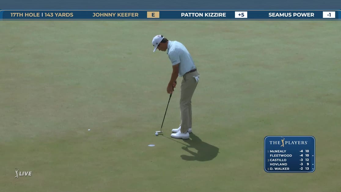 Johnny Keefer | Round 1 | 17th hole | Shot 6 | 2026 THE PLAYERS